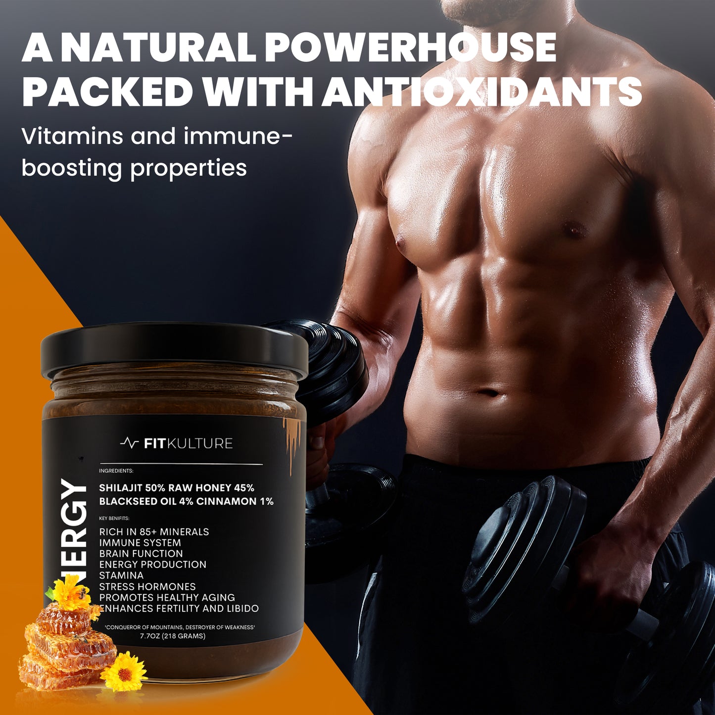 Raw Honey - Shilajit, Blackseed oil and Cinnamon