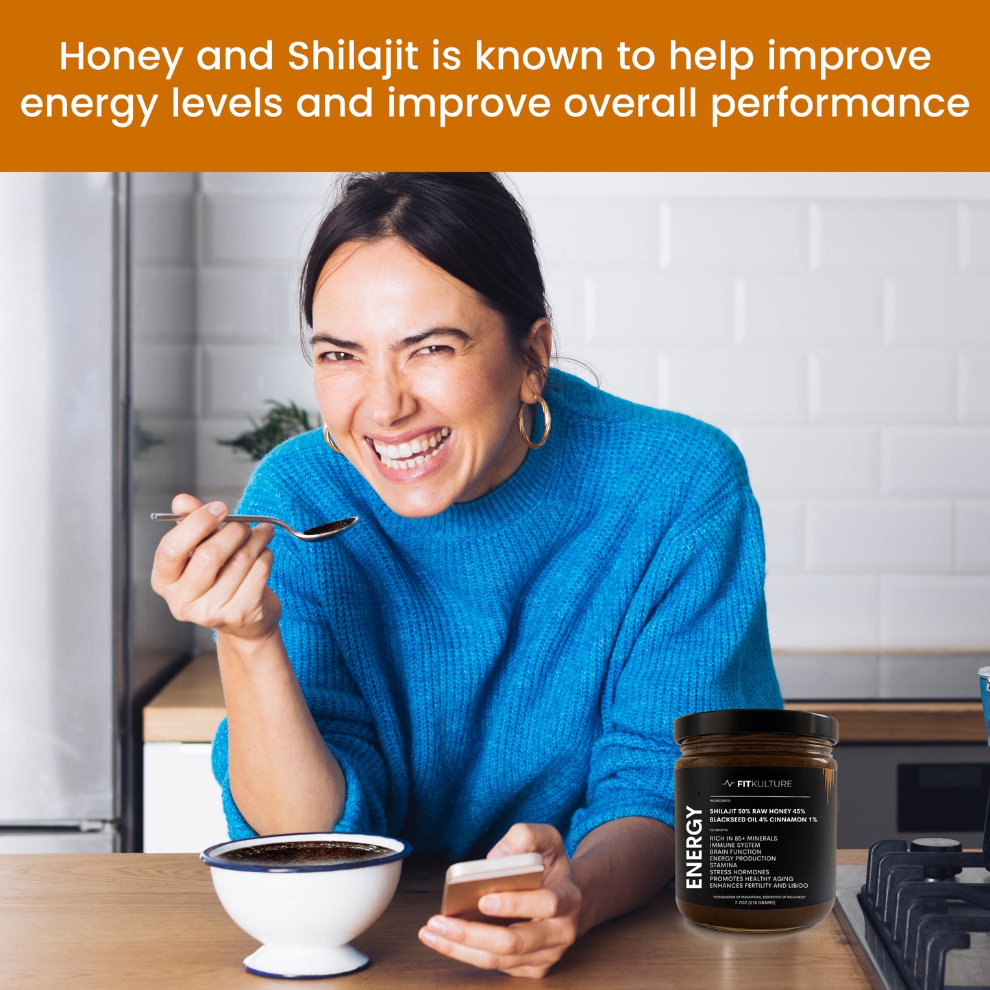 Raw Honey - Shilajit, Blackseed oil and Cinnamon