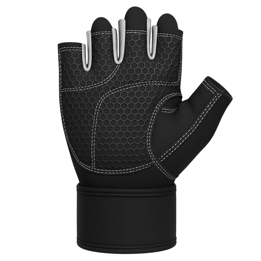 Men's Lifting Gloves Grey - Fit Kulture HQ