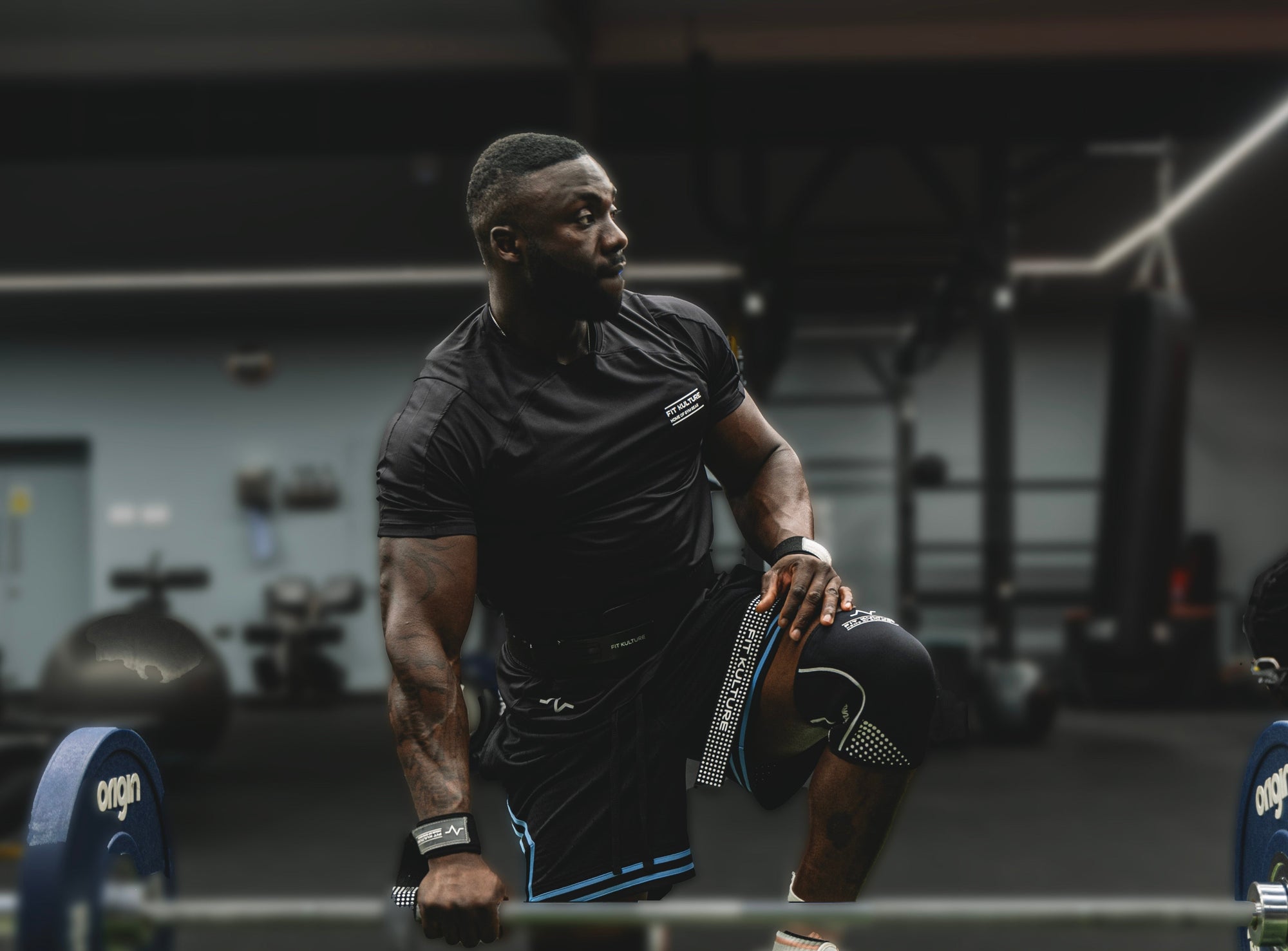 FIT KULTURE athlete wearing branded training equipment