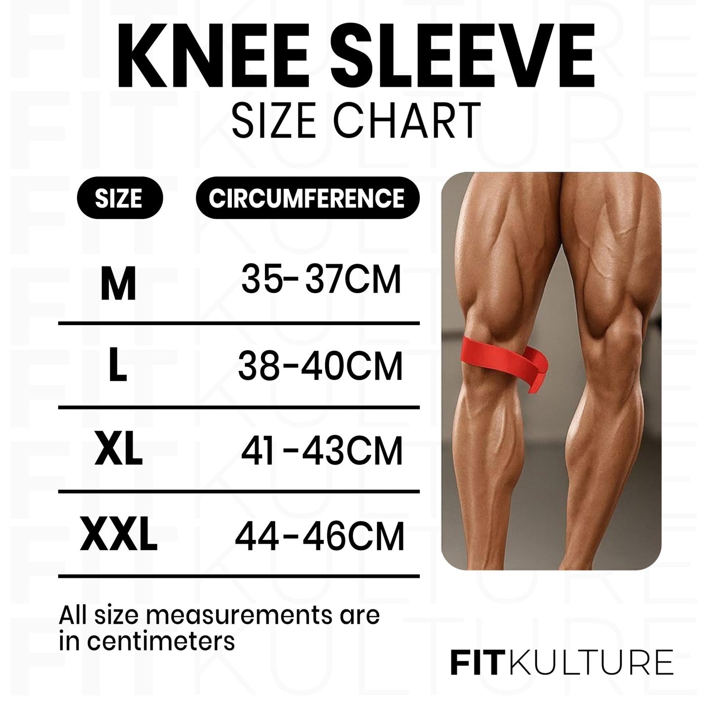 7mm Neoprene Knee Sleeves – Knee Support for Gym, Powerlifting & Weightlifting (Unisex) - Fit Kulture HQ