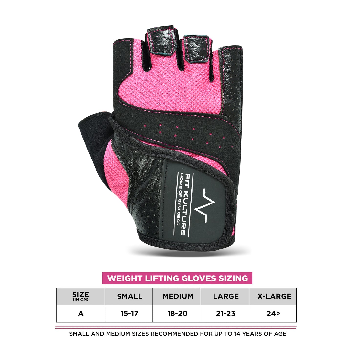Women Lifting Gloves Pink