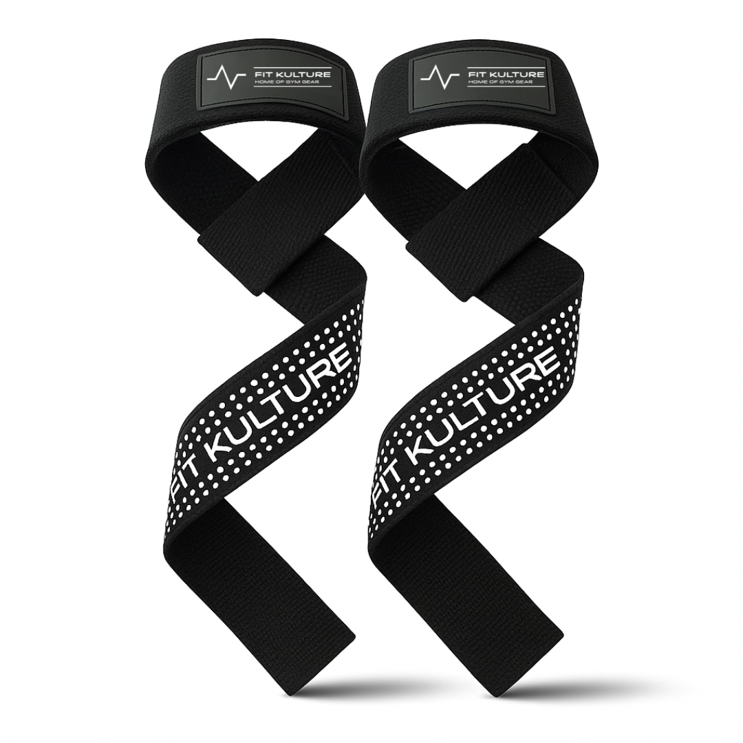 Fit Kulture Deadlift Straps – Heavy Duty Lifting Straps for Weightlifting & Strength Training