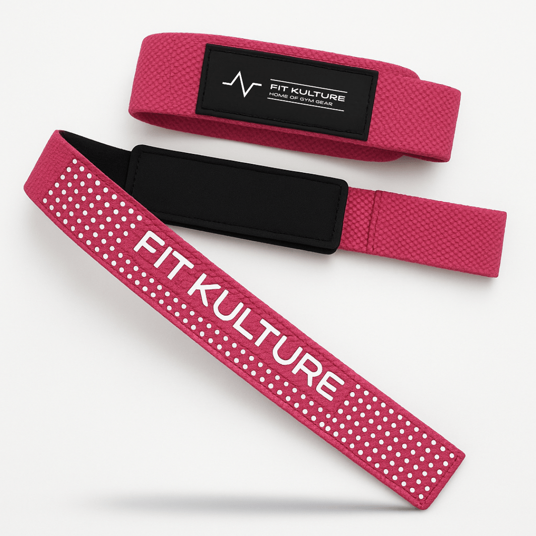 Dead Lift Strap Pink - Fit Kulture HQ