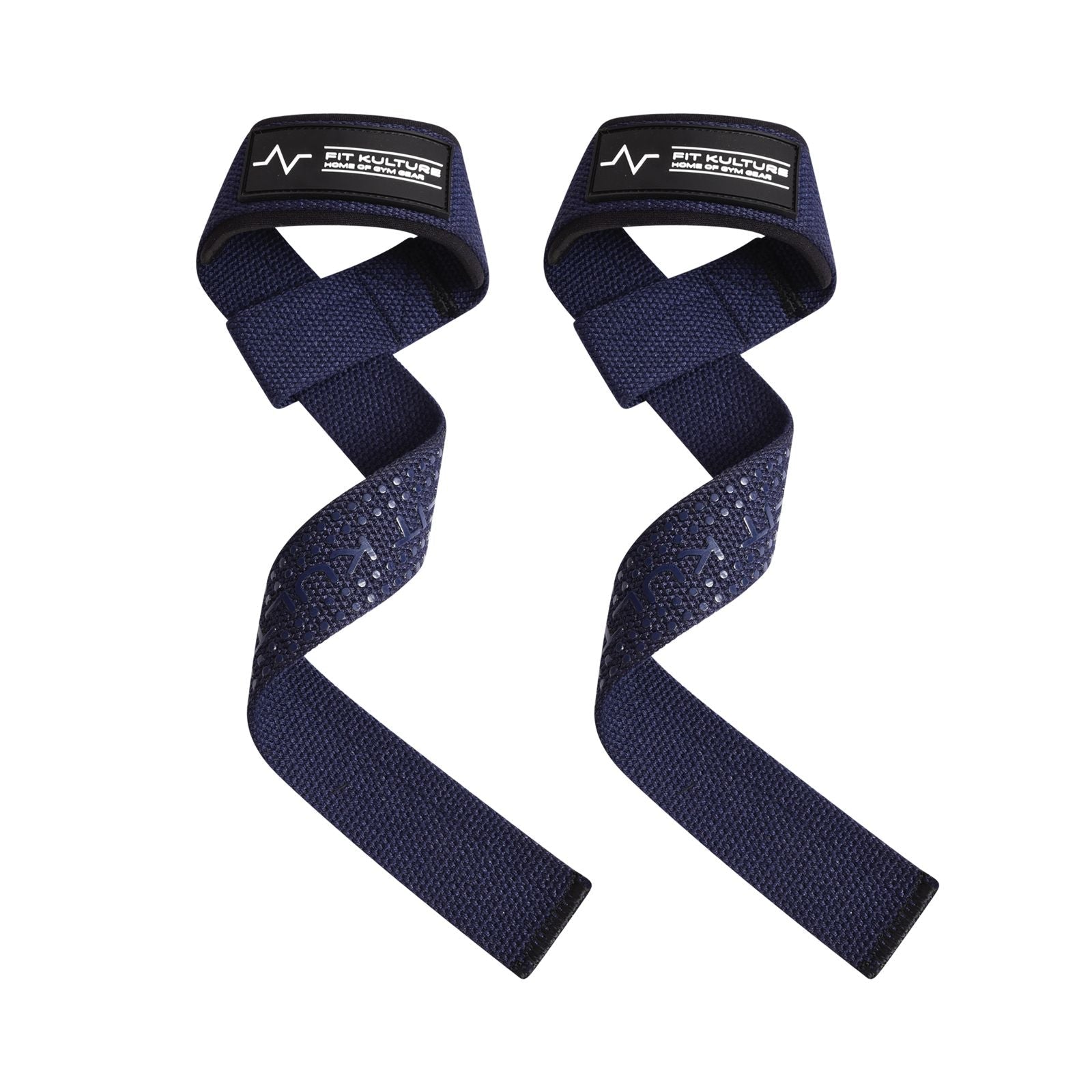 Deadlift Straps for Weightlifting, Powerlifting, Bodybuilding & Strength Training – Navy - Fit Kulture HQ