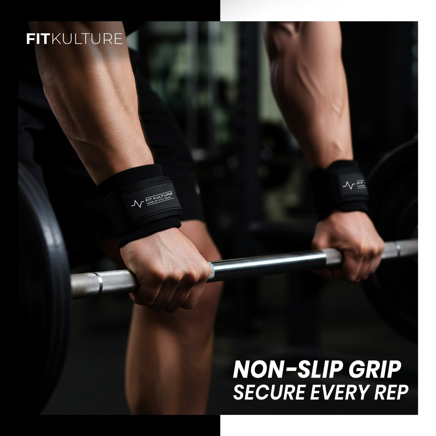 Fit Kulture Lifting Grips – Heavy Duty Pull - Up & Deadlift Grip Pads with Wrist Support - Fit Kulture HQ