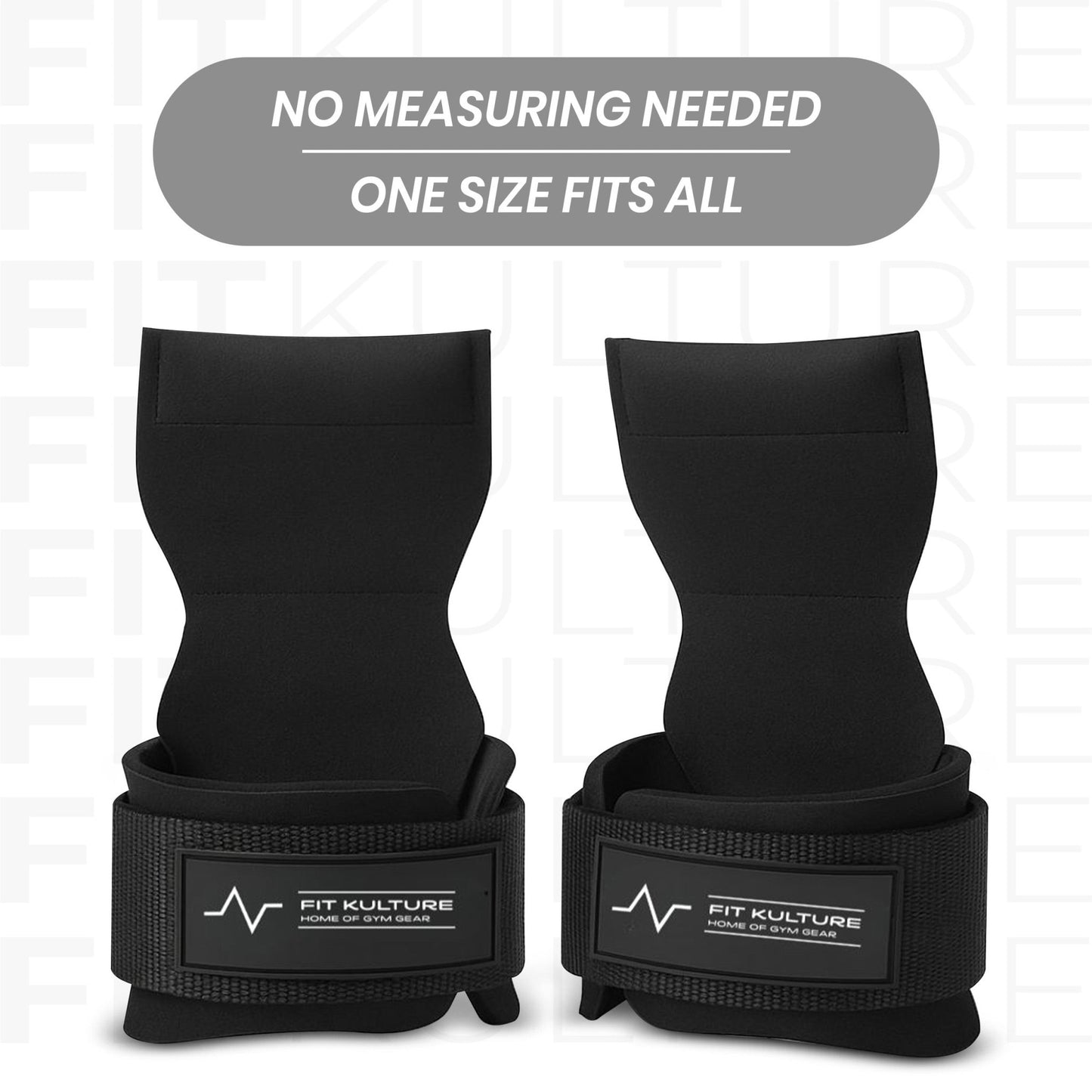 Fit Kulture Lifting Grips – Heavy Duty Pull - Up & Deadlift Grip Pads with Wrist Support - Fit Kulture HQ