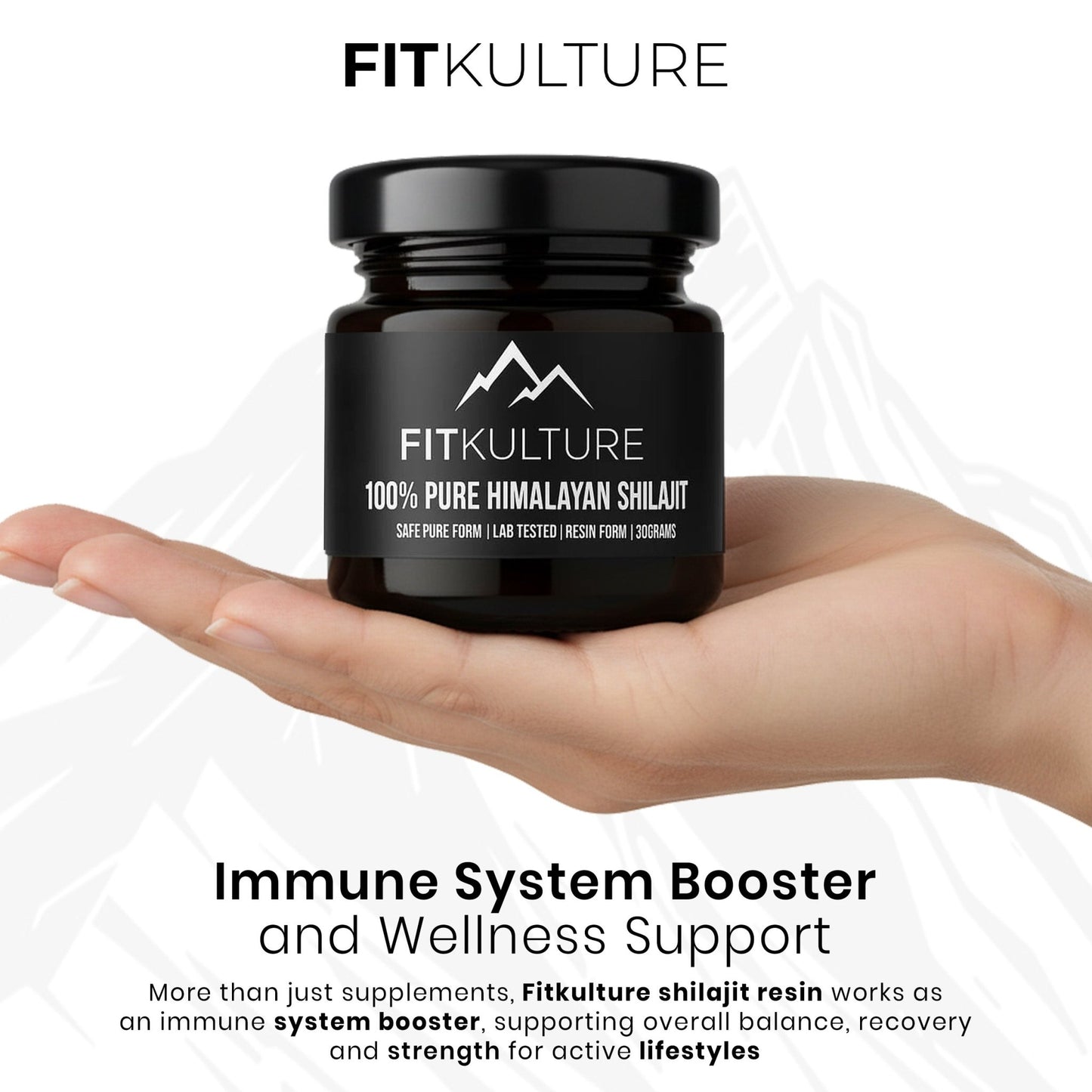 Himalayan Shilajit Resin 30g, 100% Pure - Fit Kulture HQ