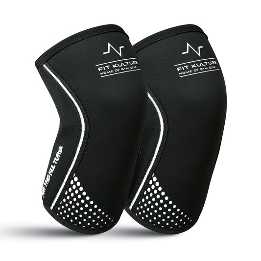 Knee Sleeves Weight Lifting 7mm Neoprene - Fit Kulture HQ