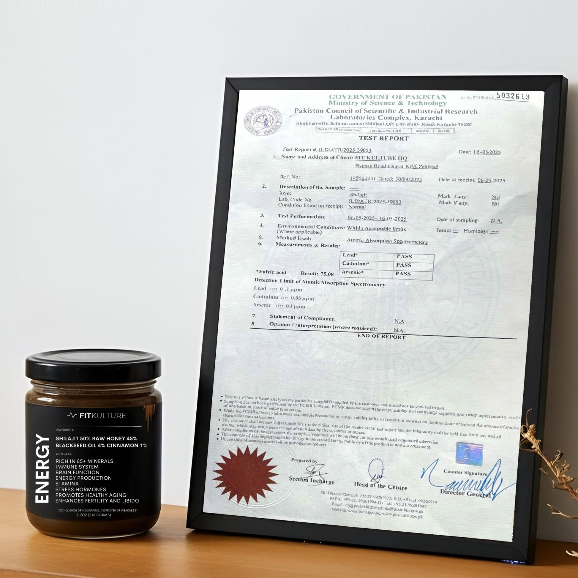 Raw Honey - Shilajit, Blackseed oil and Cinnamon - Fit Kulture HQ
