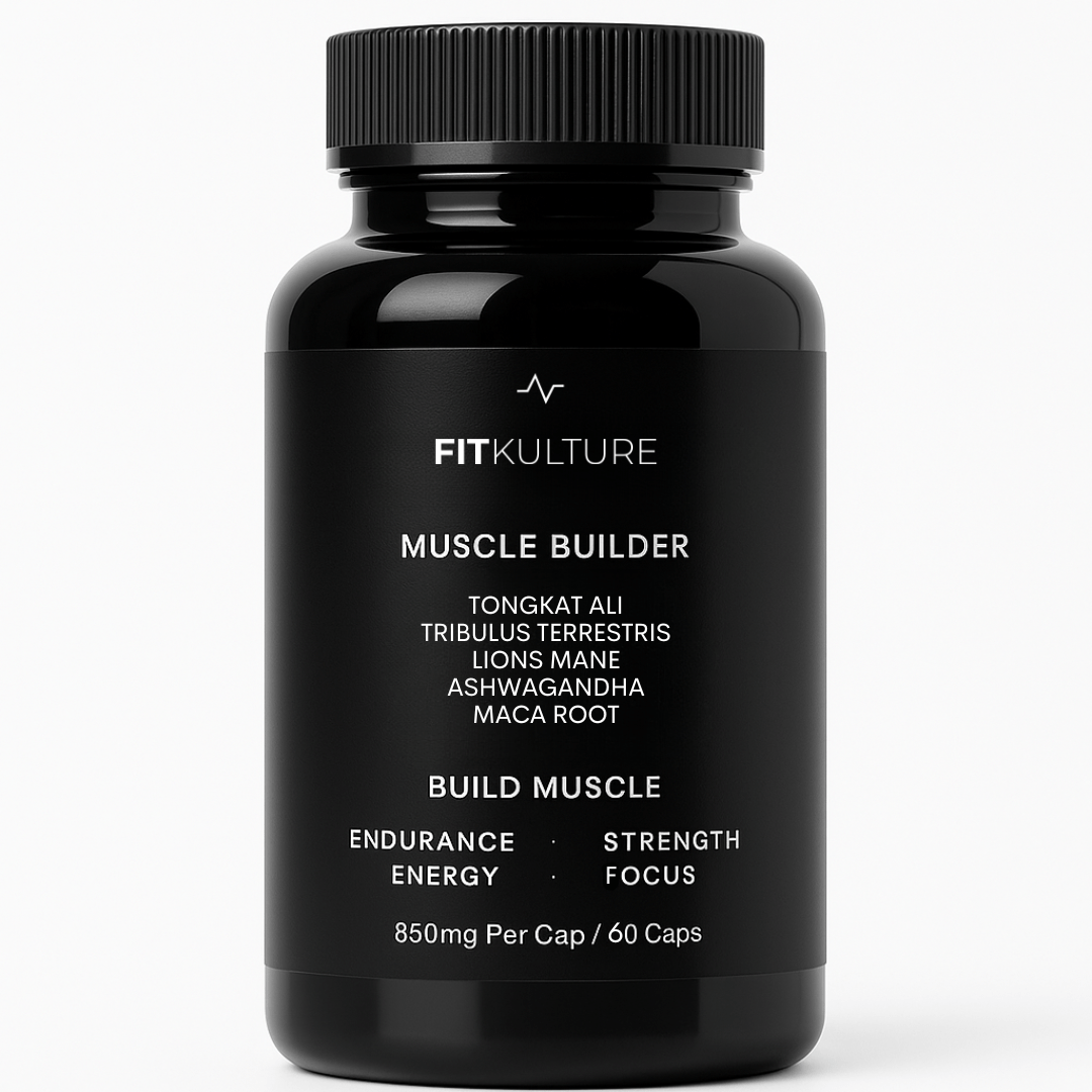 Tongkat Ali, Tribulus and Lion's Mane - 60 Caps 850MG 30 Servings - Fit Kulture HQ