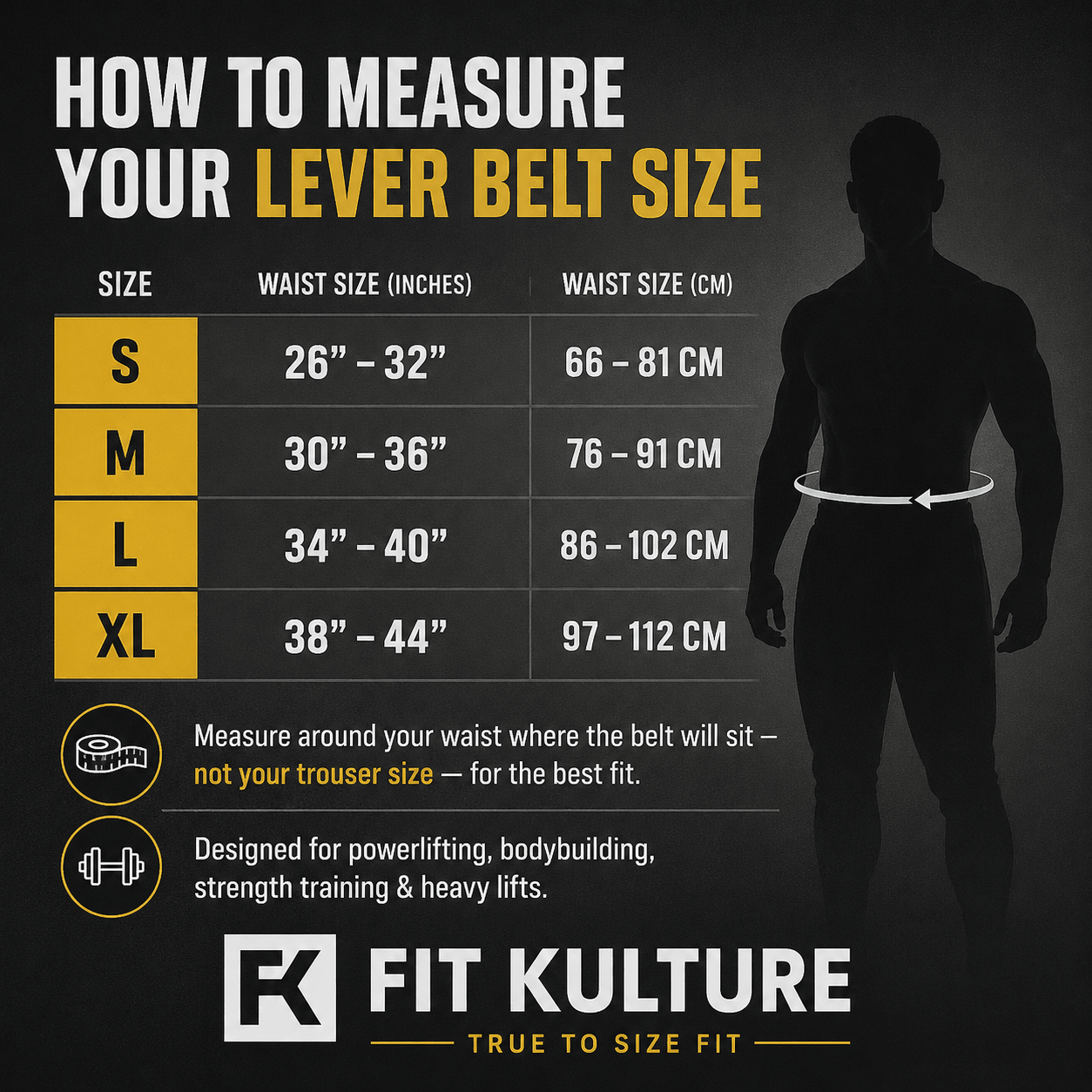 Weight Lifting Lever Belt Men & Women Powerlifting - Fit Kulture HQ