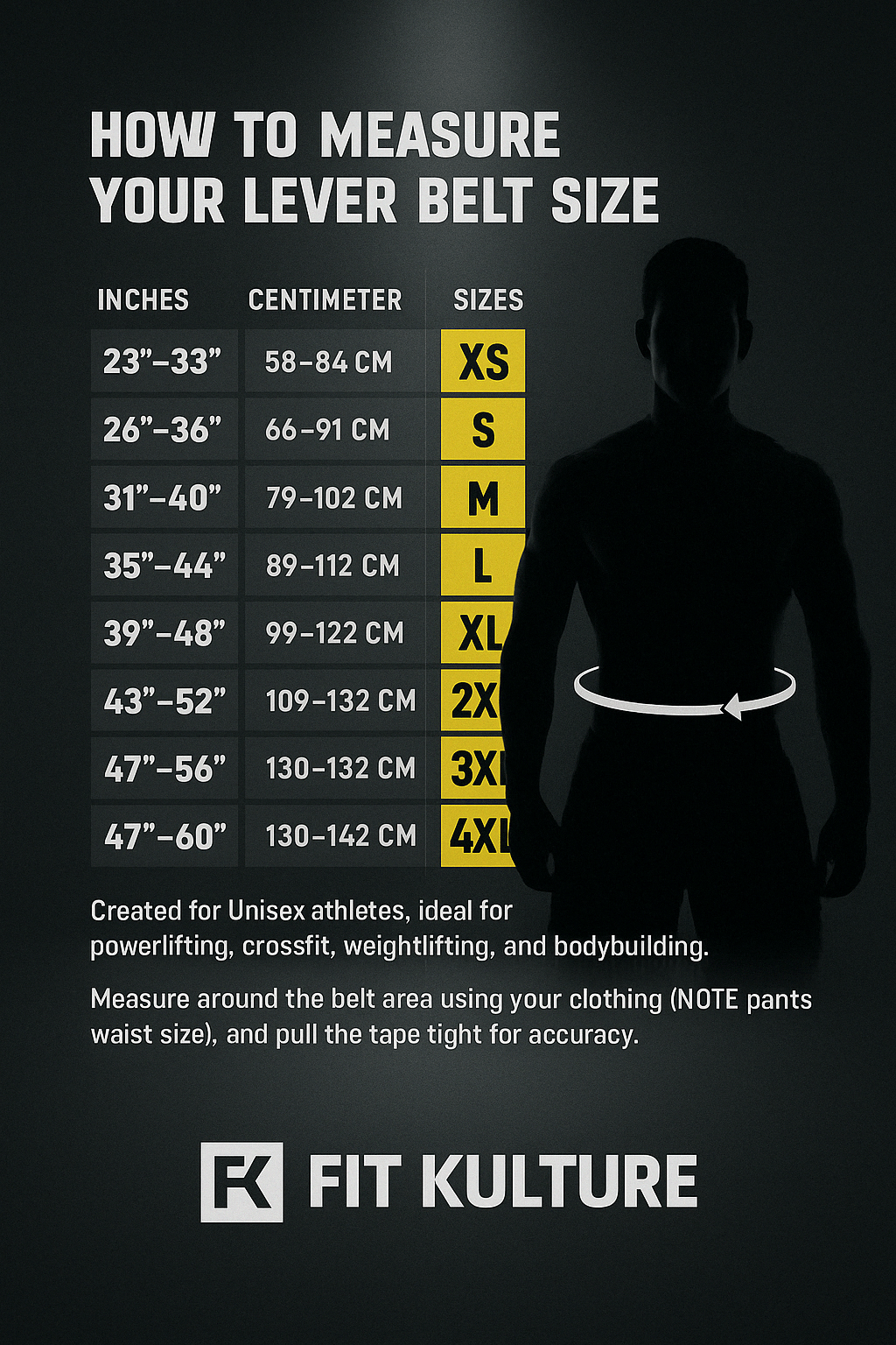 Weight Lifting Lever Belt Men & Women Powerlifting - Fit Kulture HQ